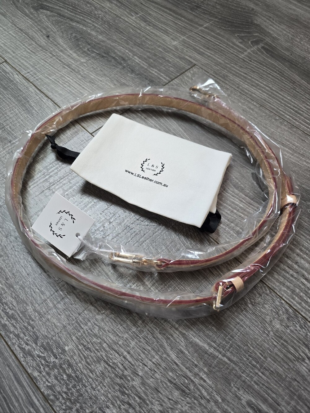 Natural Vachetta Leather Crossbody Strap For Louis Vuitton Bags